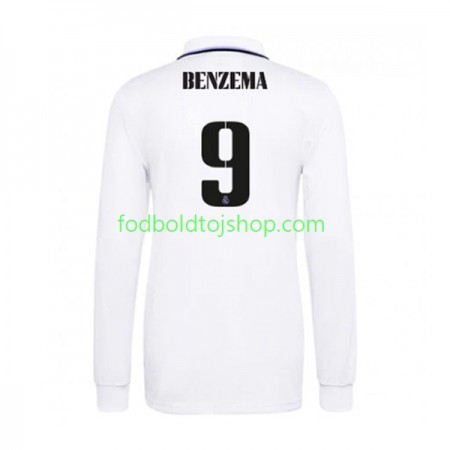 Real Madrid Karim Benzema 9 Hjemme trøje 2022-23 L/S